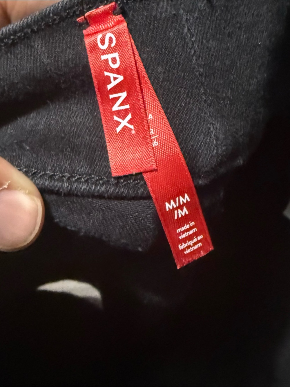 Spanx Kick Flare Jeans Women's Medium Pull On High Rise Denim in Clean Black - Picture 3 of 6